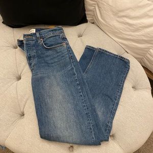 Denim Forum The Arlo High Rise Straight 28L